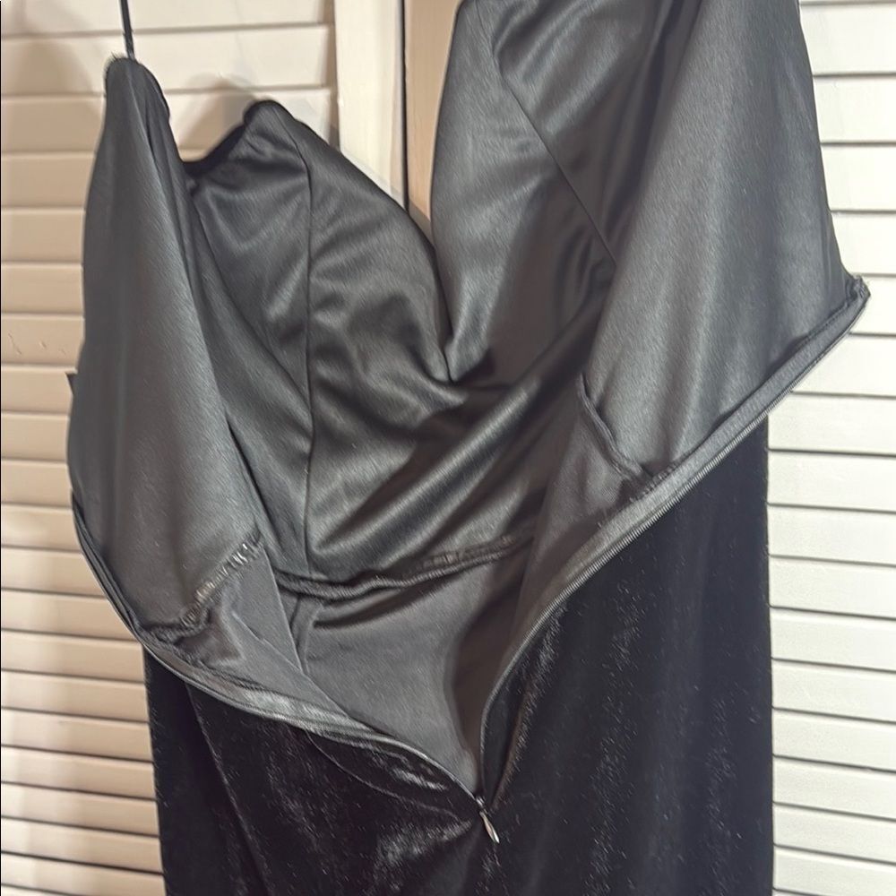 Fashion Nova Black Sequin Ruched Mini Dress - Picture 7 of 10